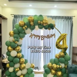 Organic Balloons arch