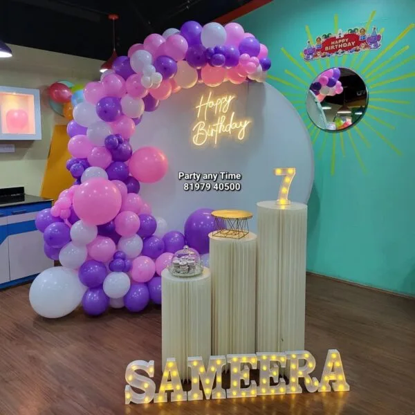 7th birthday celebration