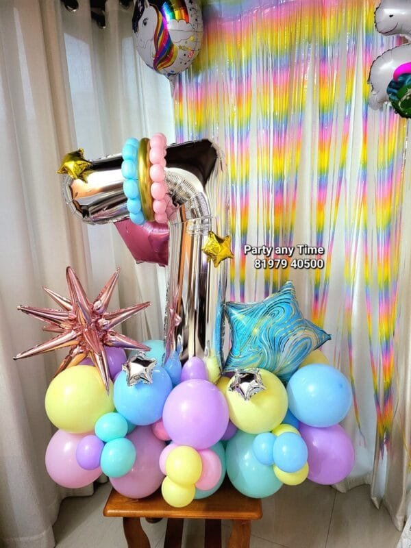 7th birthday bouquet decoration