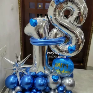 number bouquet decorations