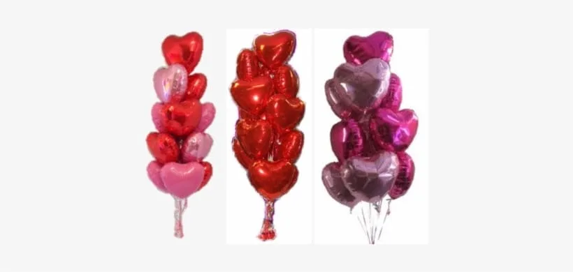 Heart Shape Foil Balloons - Image 3
