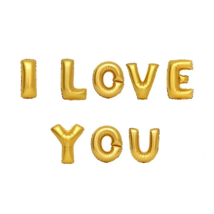 I LOVE YOU Foil Balloon
