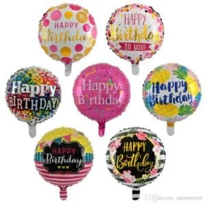 15 helium balloons+happy birthday foil balloons - Image 3