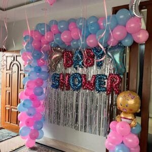Baby shower decorations at home