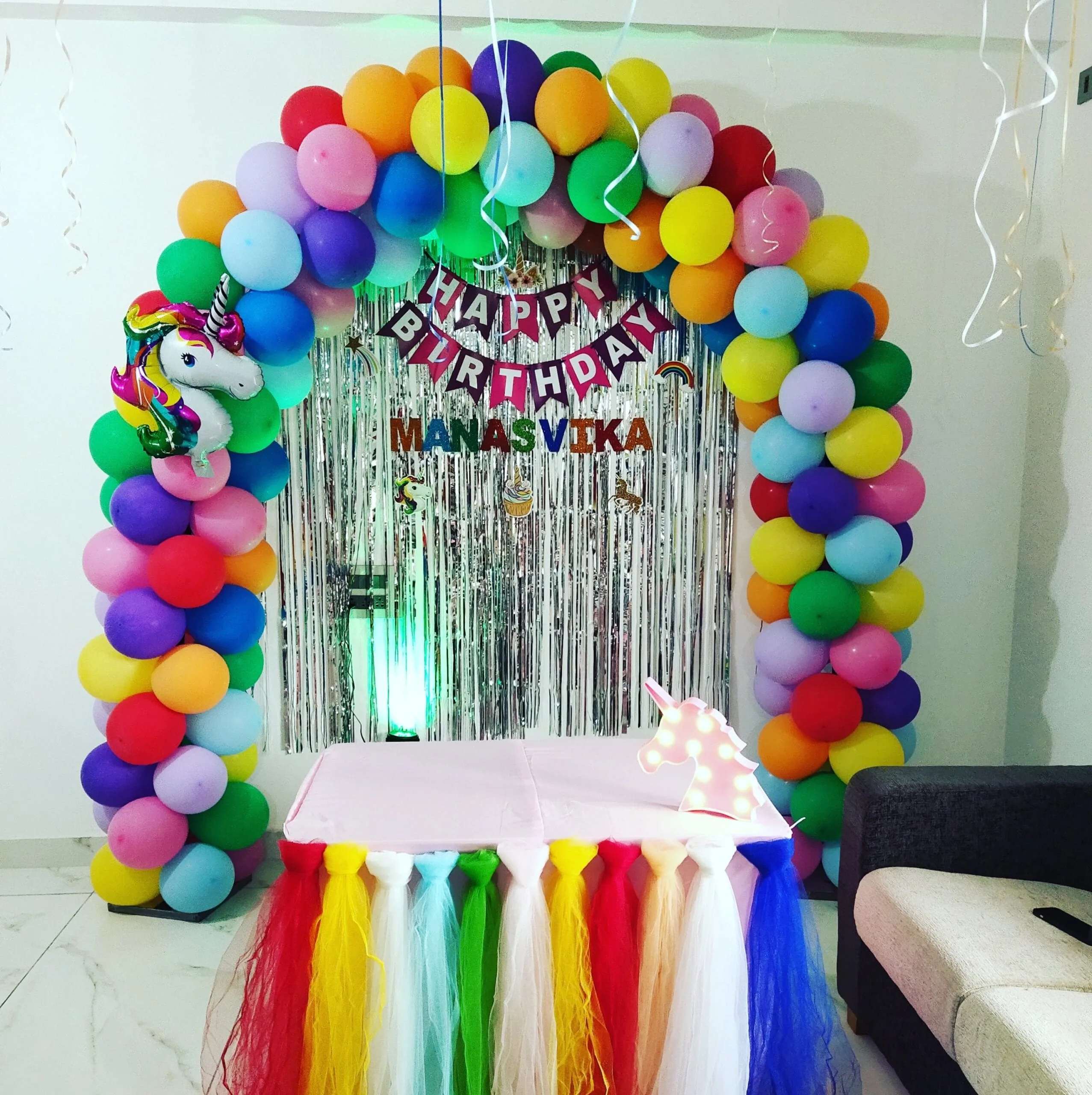 unicorn theme decoration