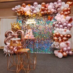 premium balloon decoration theme