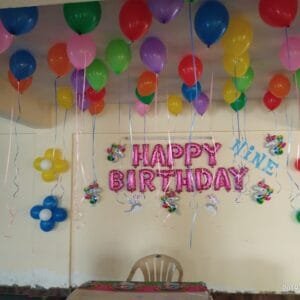 Air Balloon Decors @ House Party