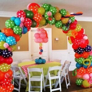 Polka Dot Balloon Arch