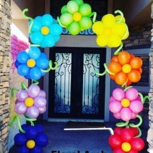 Flower Balloon Arch