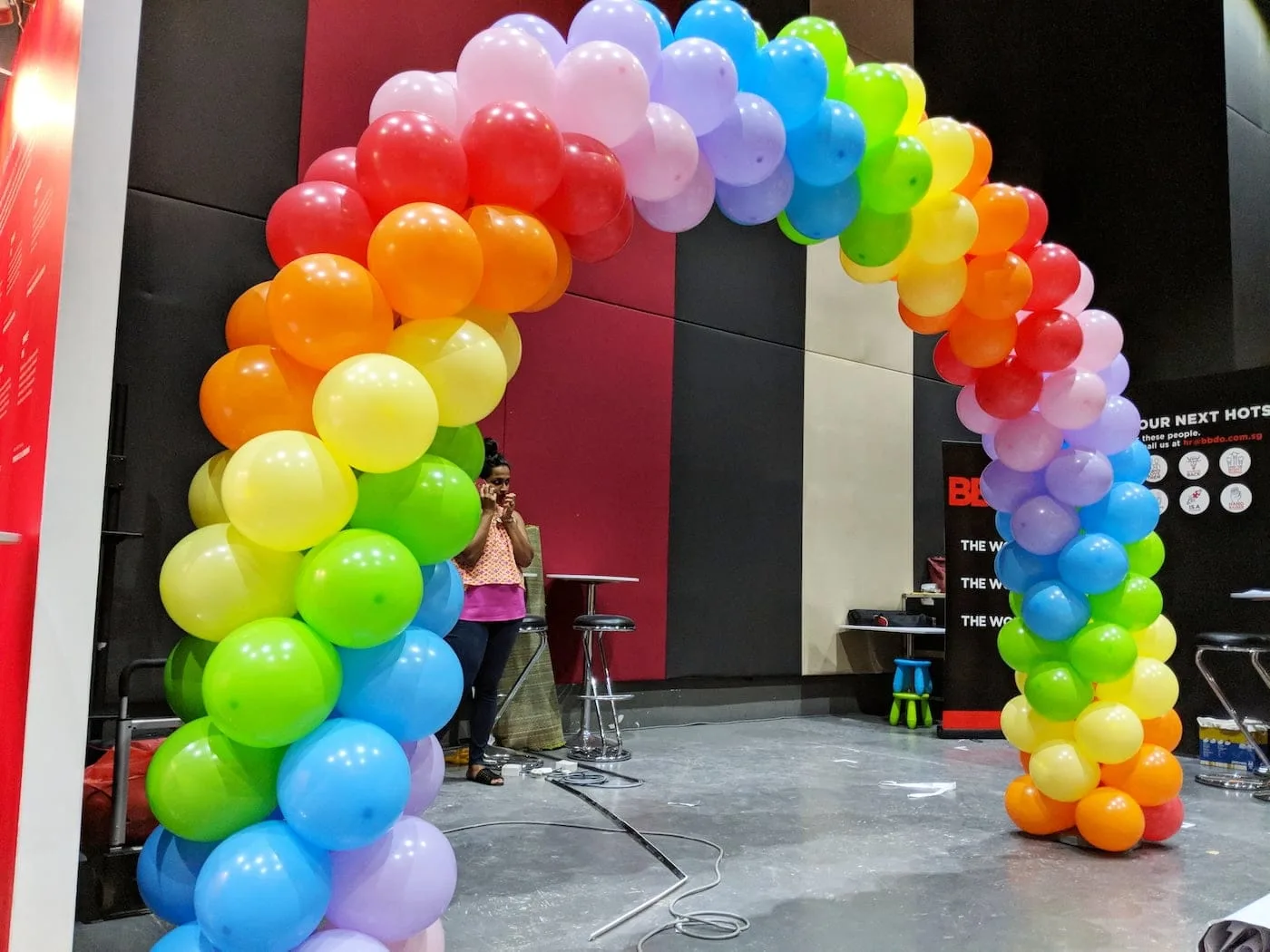 Rainbow Balloon Arch - Image 2