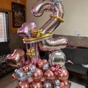 12year birthday balloons bouquet