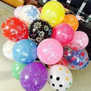 Polka  Doted Helium Balloons - Image 3