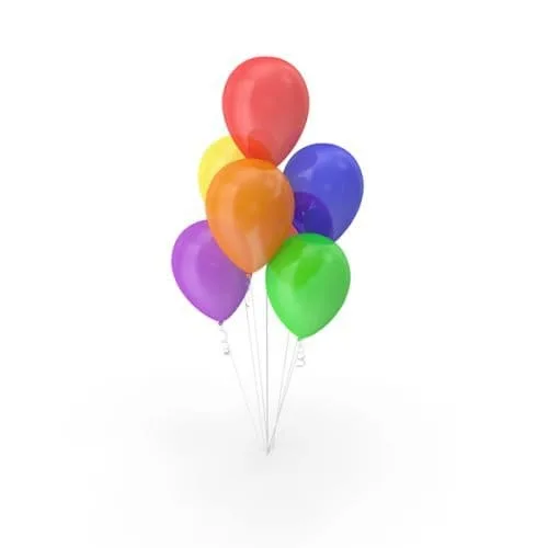 10 HELIUM BALLOONS