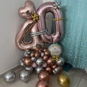 40th birthday decorations bouquet