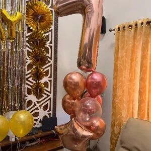 12year birthday balloon bouquet