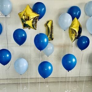 Helium balloon decorations