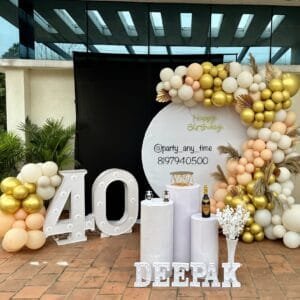 40th birthday theme