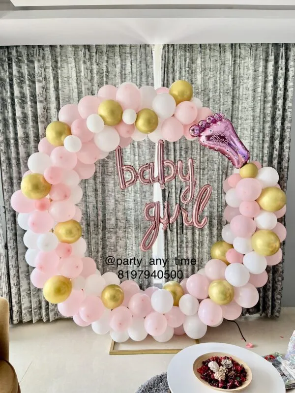 Baby girl welcome decorations - Image 2