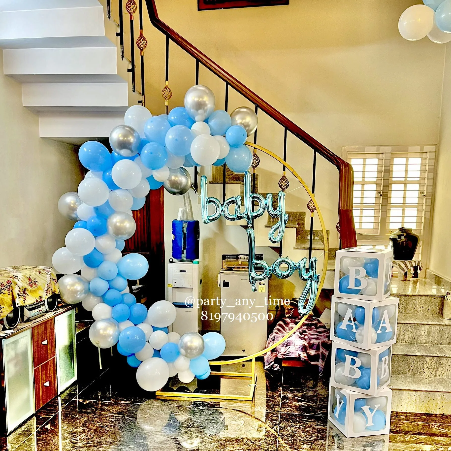 Baby boy welcome decorations - Image 2