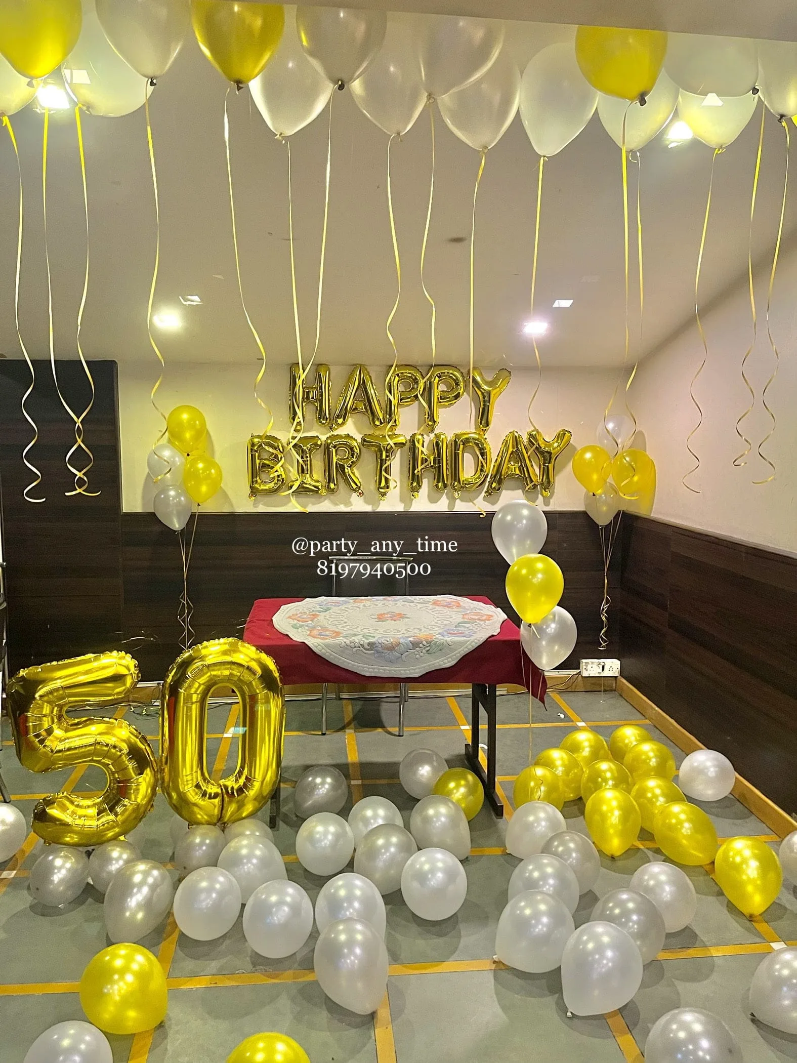 50th birthday decorations 2